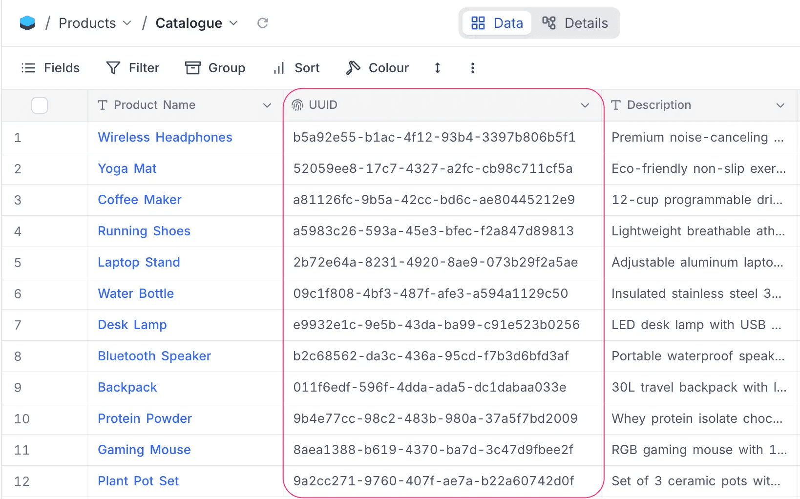 UUID Field