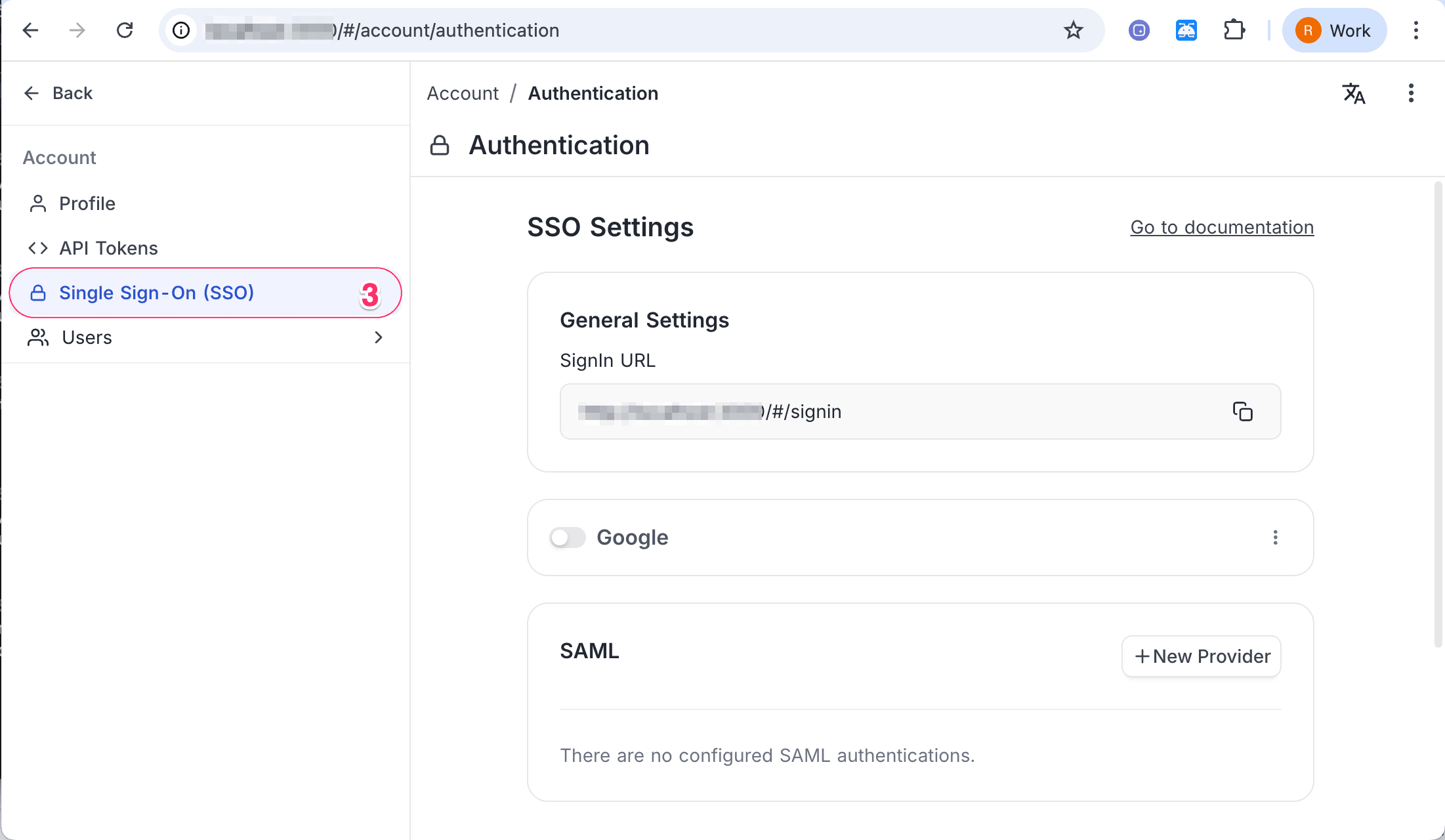 SSO Configuration