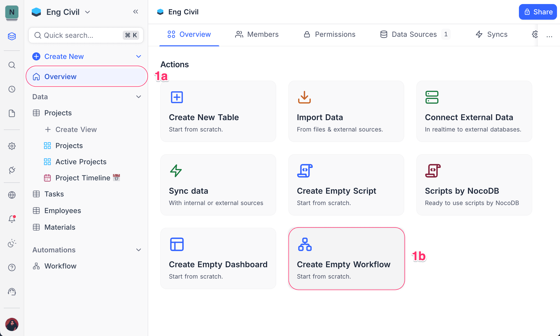Accessing workflow