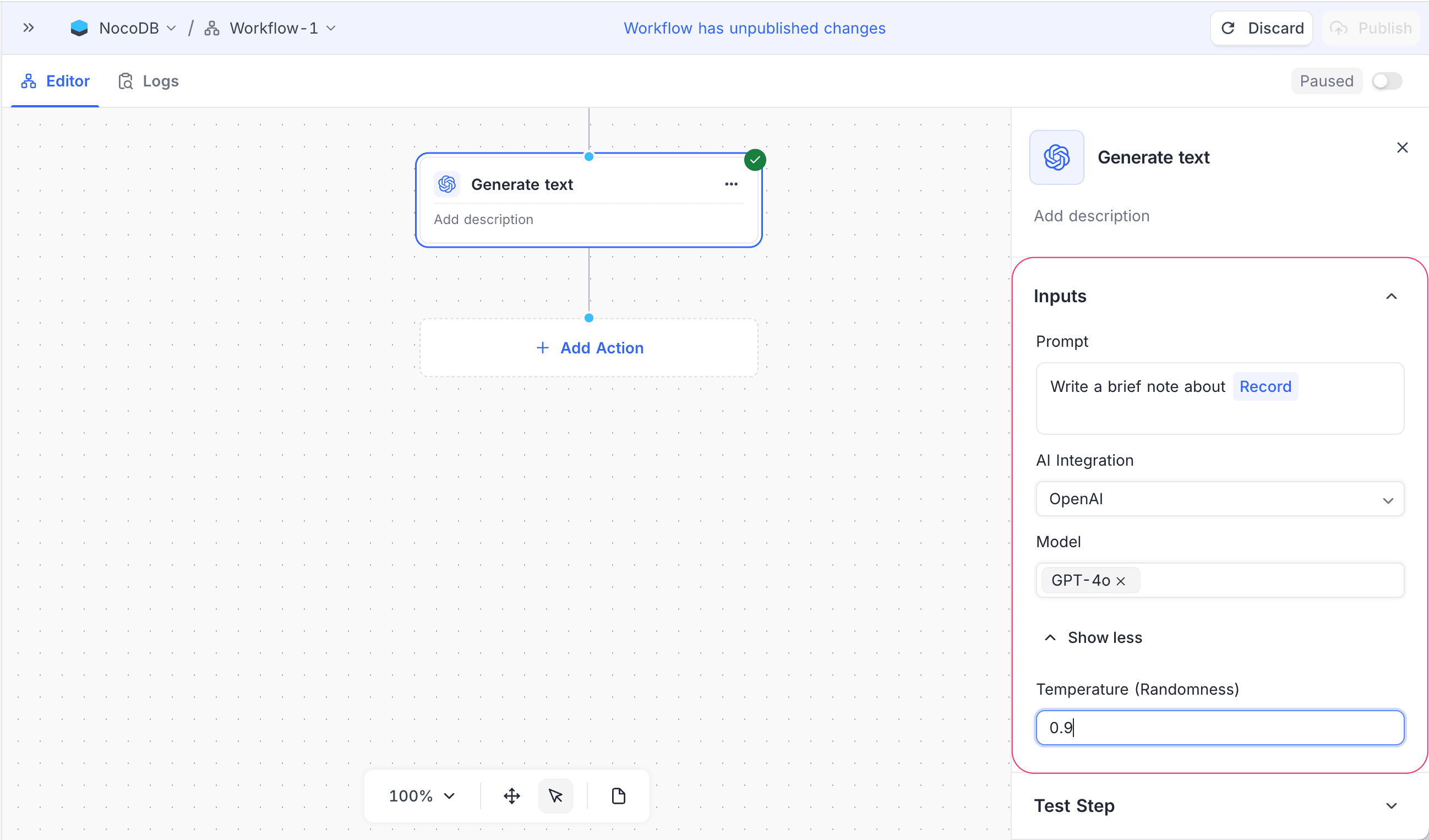 AI Integration Node