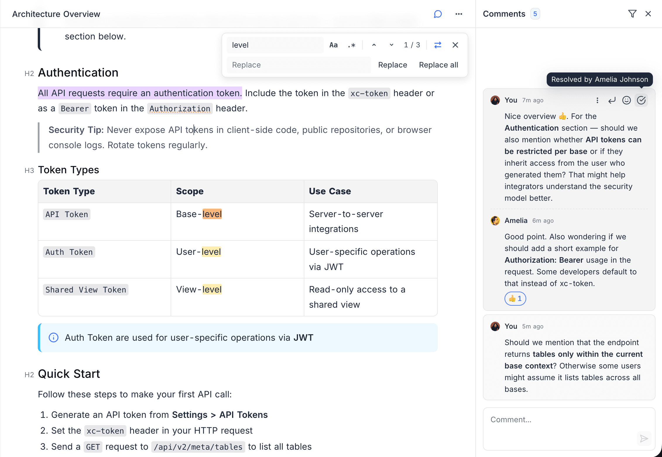 NocoDocs Editor