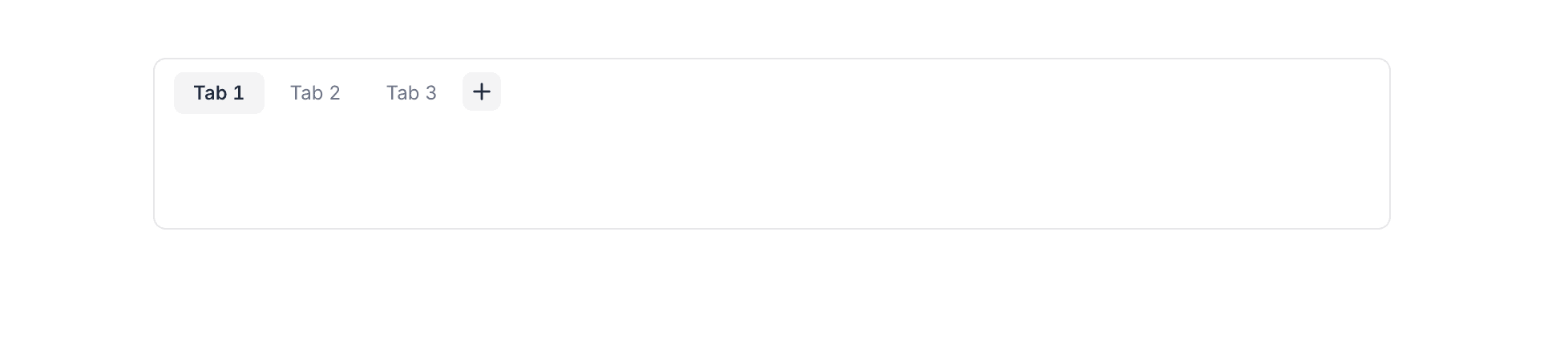 Default tabs block